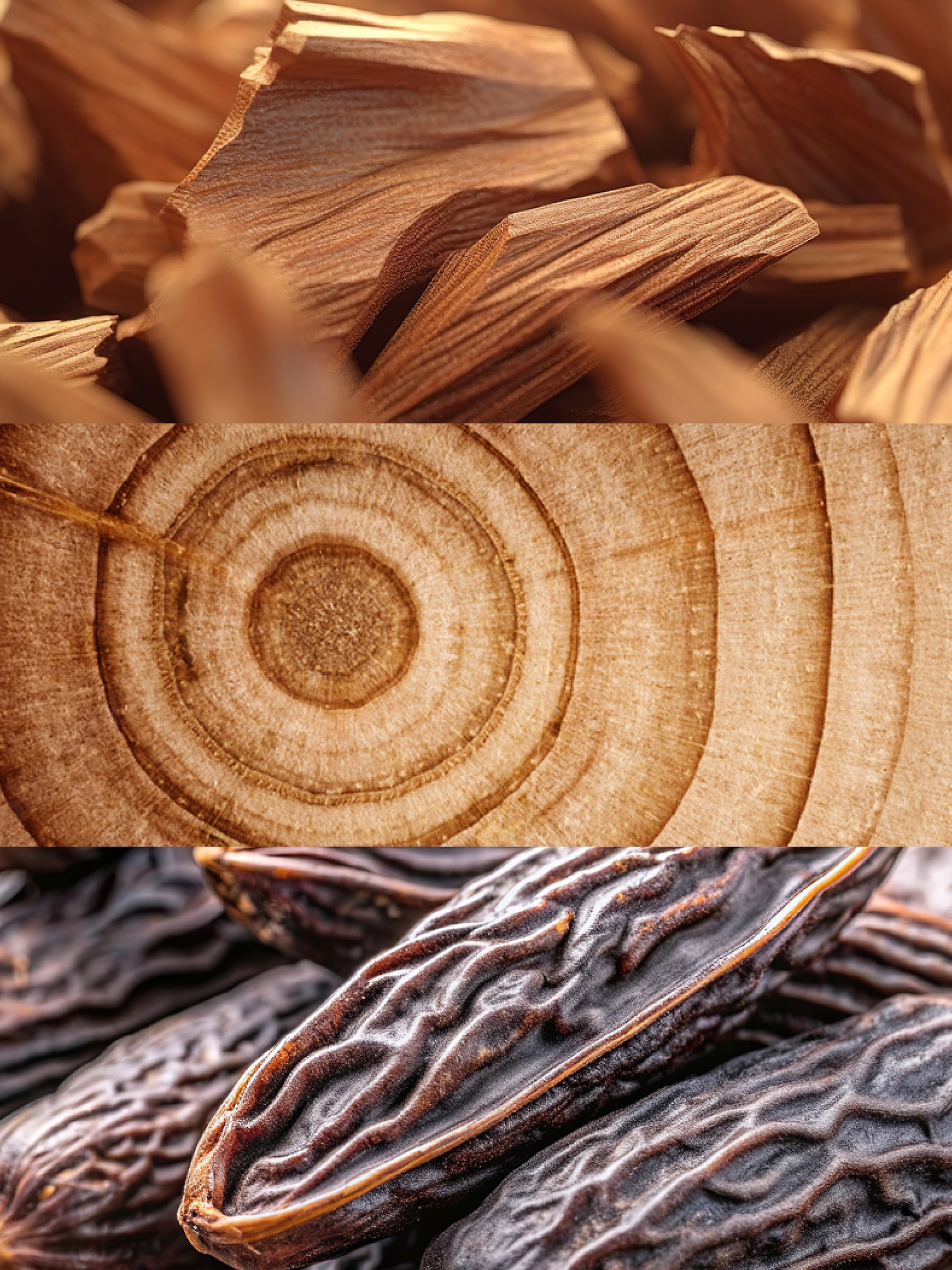 Olfactory Notes. Sandalwood, Cedar, Tonka Bean